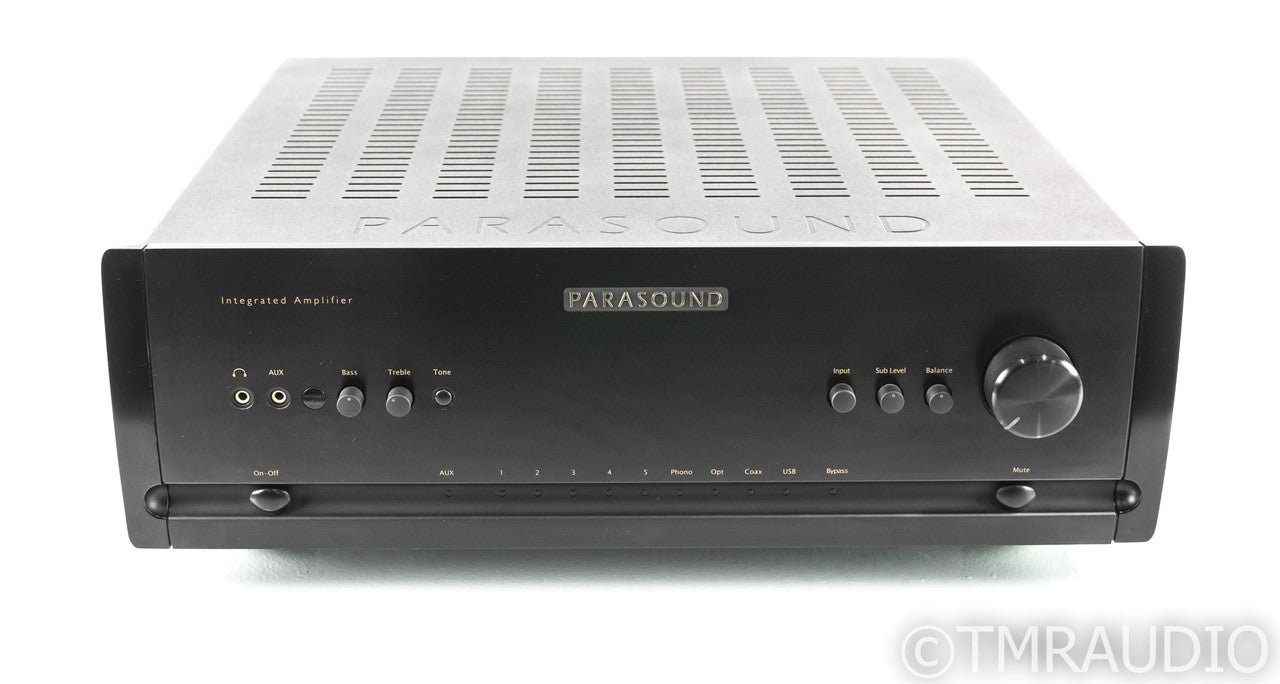 Parasound Halo Integrated 2.1 Channel Integrated Amplifier; Black; Remote