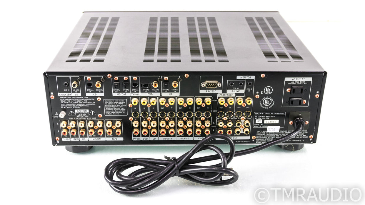 Sony TA-E9000ES 5.1 Channel Home Theater Processor; TAE9000ES; Remote; MM Phono