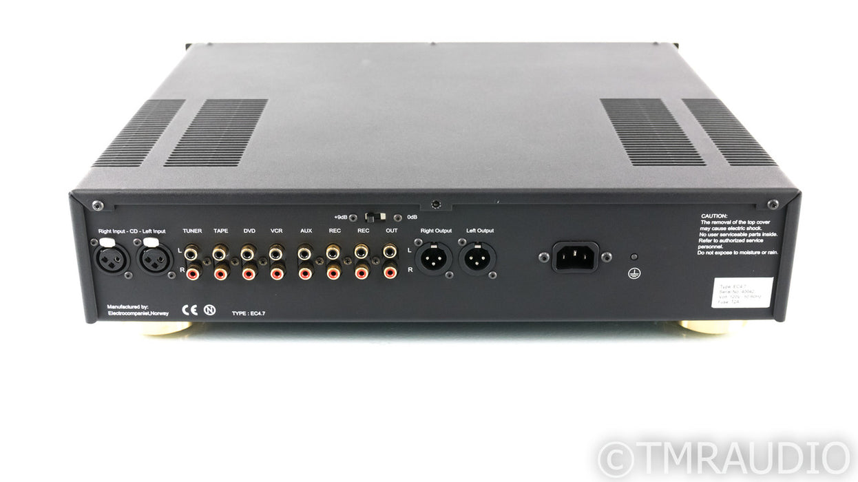 Electrocompaniet EC4.7 Stereo Preamplifier; EC-4.7; Remote