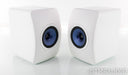 KEF LS50 Bookshelf Speakers; White Pair