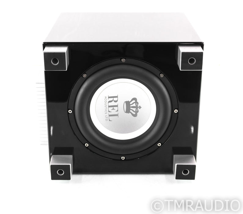 REL Acoustics T/5i 8" Powered Subwoofer; Piano Black; T5i