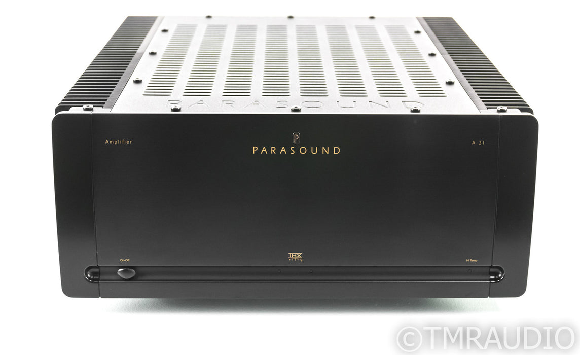 Parasound A21 Stereo Power Amplifier; A-21; Black