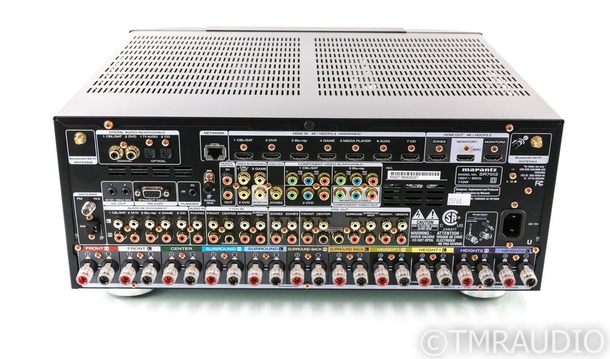 Marantz SR7012 9.2 Channel Home Theater Receiver; SR-7012; 4K UHD; HEOS