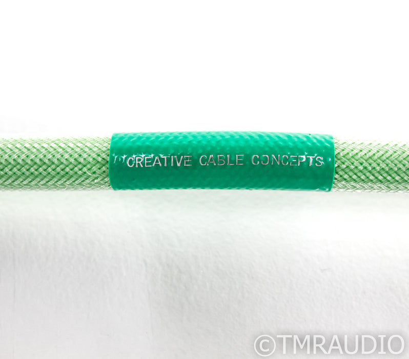 Creative Cable Concepts Green Hornet RCA Digital Coaxial Cable; Single 1m Interconnect