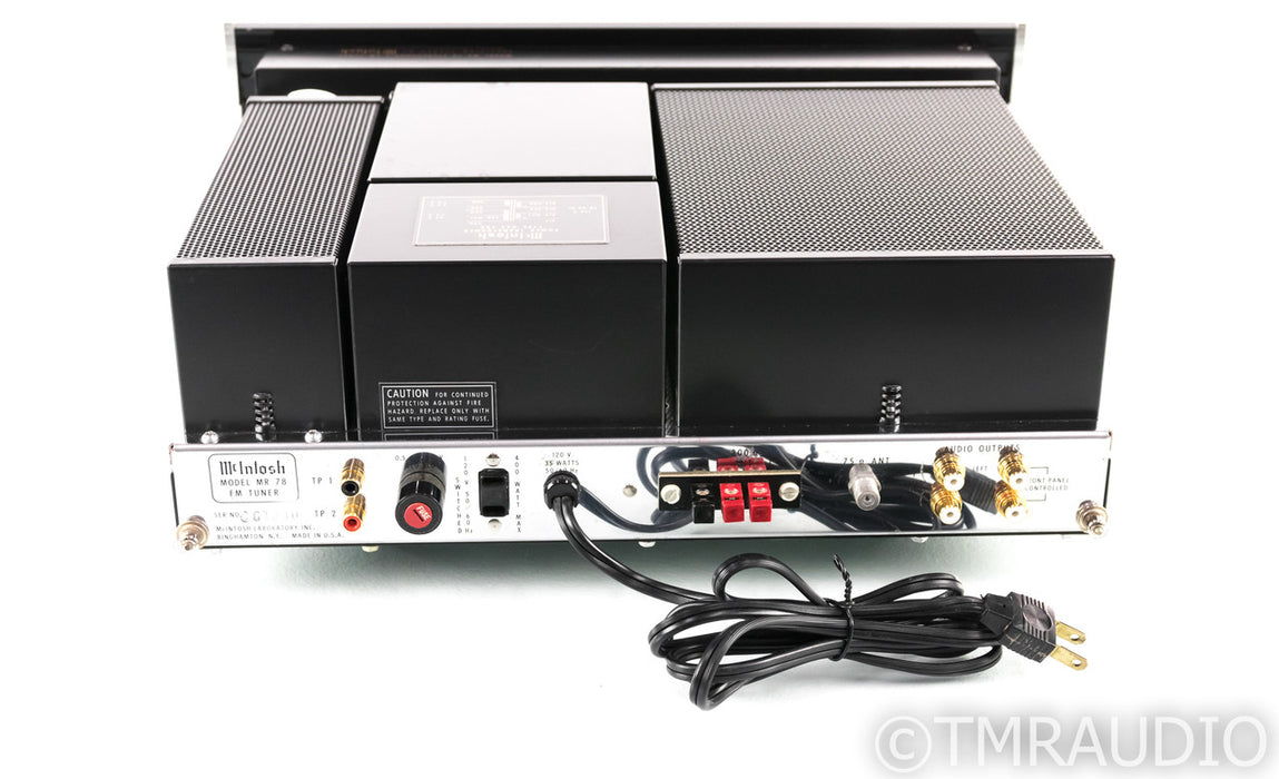 McIntosh MR78 Vintage FM Tuner; MR-78; Modafferi Modifications