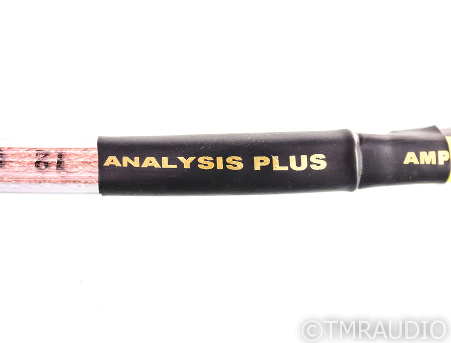 Analysis Plus Oval 12 Speaker Cable; Single; 12m