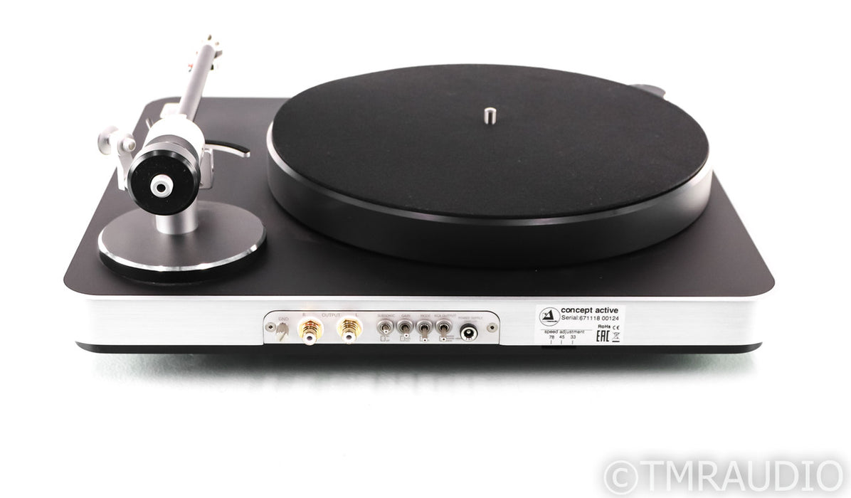 Clearaudio Concept Active Turntable; Satisfy Black Tonearm; Maestro V2 Ebony