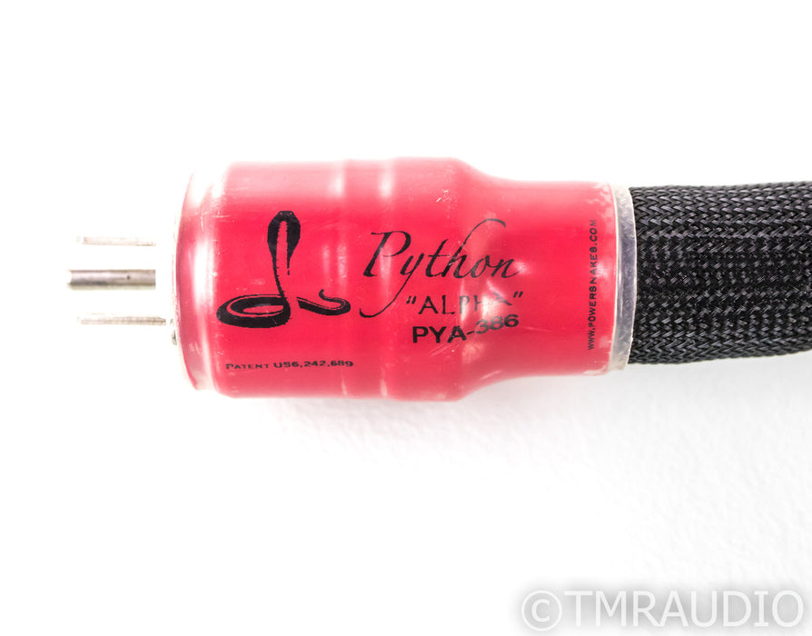 Shunyata Research Python Alpha Power Cable; 9ft AC Cord; C19 Termination