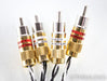 Kimber Kable Silver Streak SE RCA Cables; 1m Pair Interconnects
