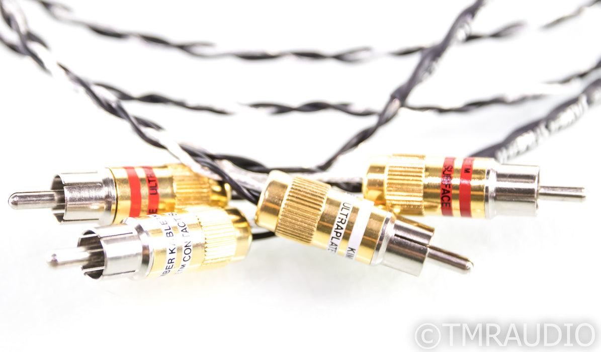 Kimber Kable Silver Streak SE RCA Cables; 1m Pair Interconnects