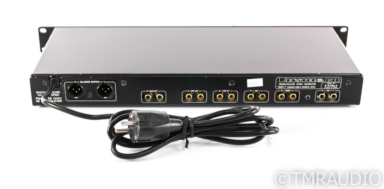 Bryston 0.4B Vintage Stereo Preamplifier; 04B; Schuko / 220V; 19"