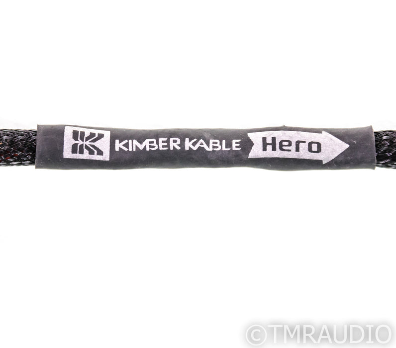 Kimber Kable Hero RCA Cables; 0.5m Pair Interconnects