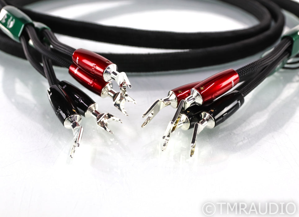 AudioQuest Robin Hood Zero Speaker Cables; 8ft Pair; 72v DBS