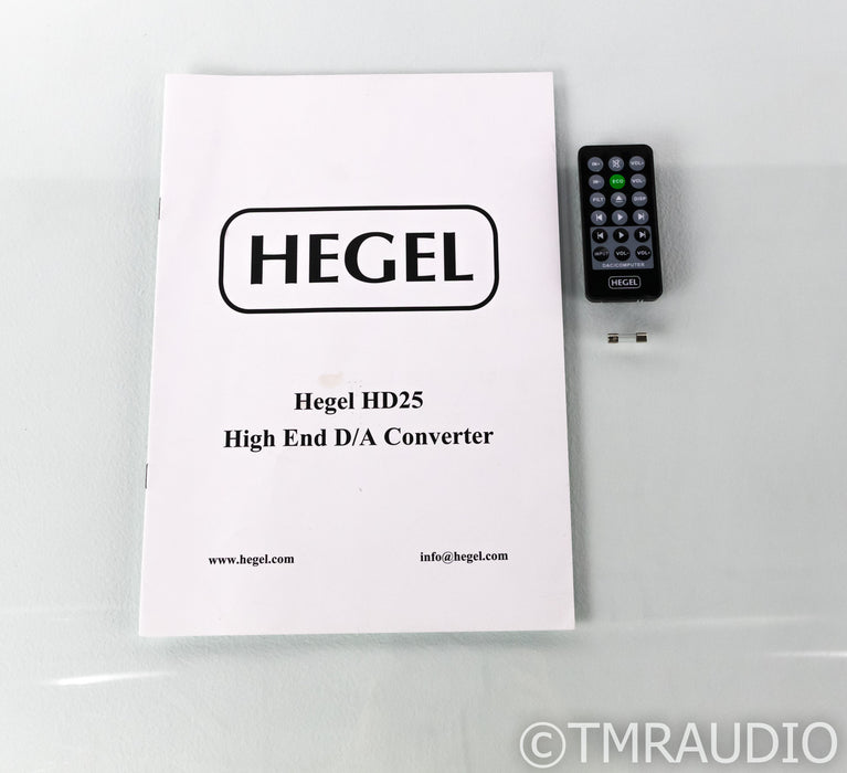 Hegel HD25 DAC; D/A Converter; SR Blue Fuse; Remote