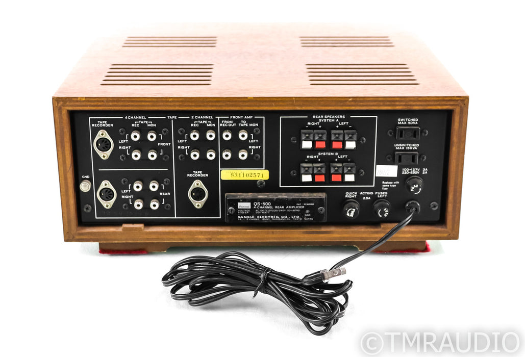 Sansui QS-500 Vintage 4 Channel Power Amplifier; QS500; Quadraphonic