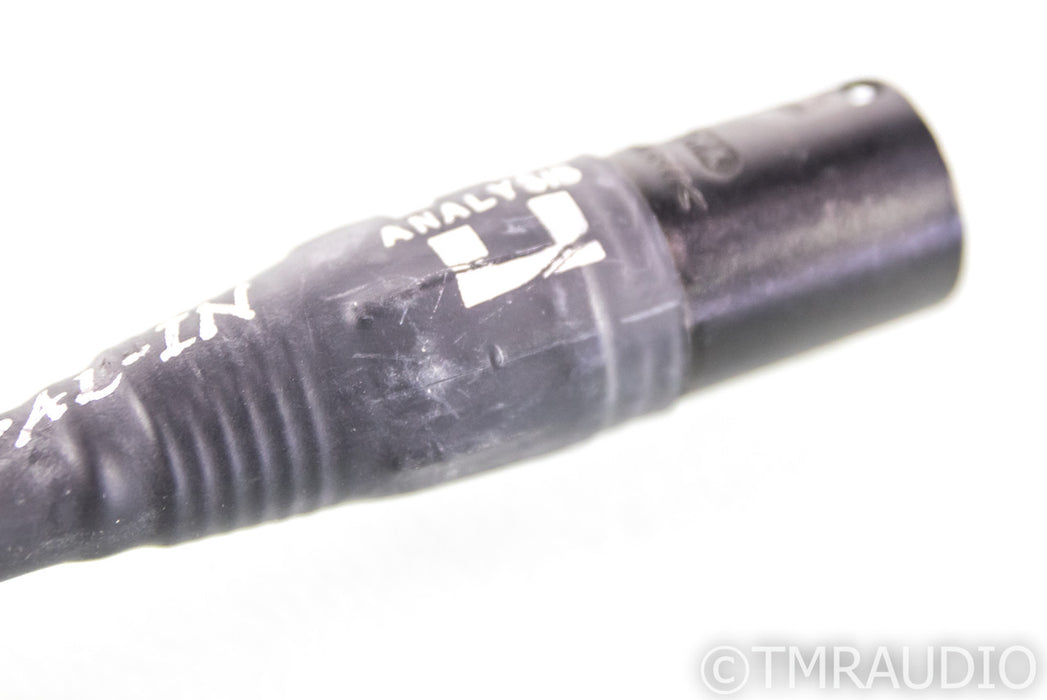 Analysis Plus Silver Oval-IN XLR to RCA Cables; 1.5m Pair Interconnects