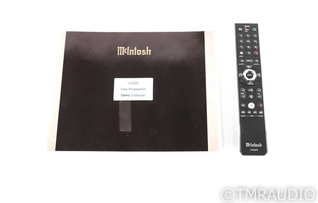 McIntosh C2500 Stereo Tube Preamplifier; C-2500; MM / MC Phono; Remote