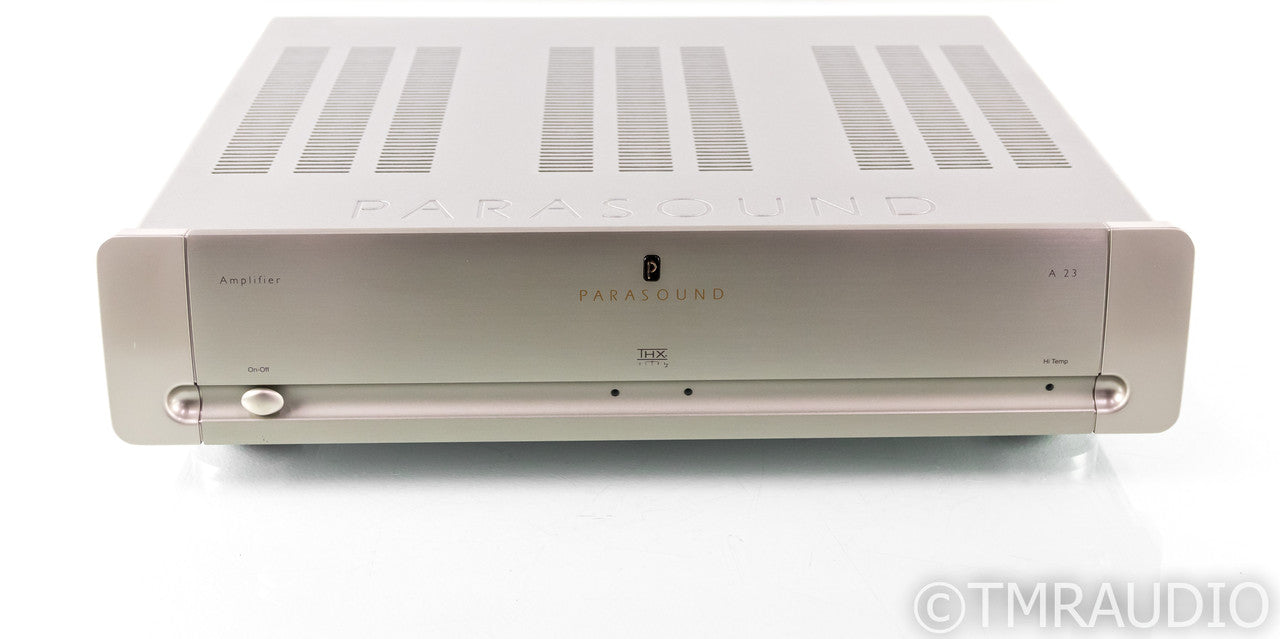 Parasound Halo A 23 Stereo Power Amplifier; A23; Silver (1/1)