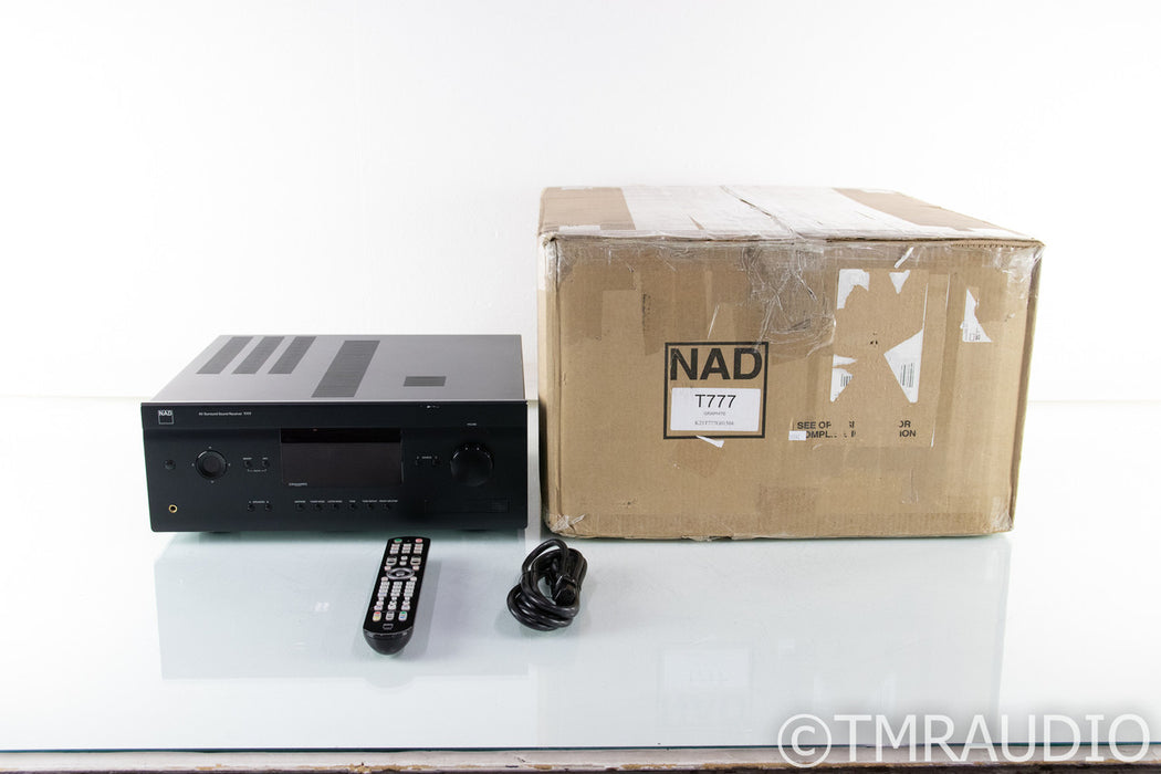 NAD T777 7.2 Channel Home Theater Receiver; T-777; Remote