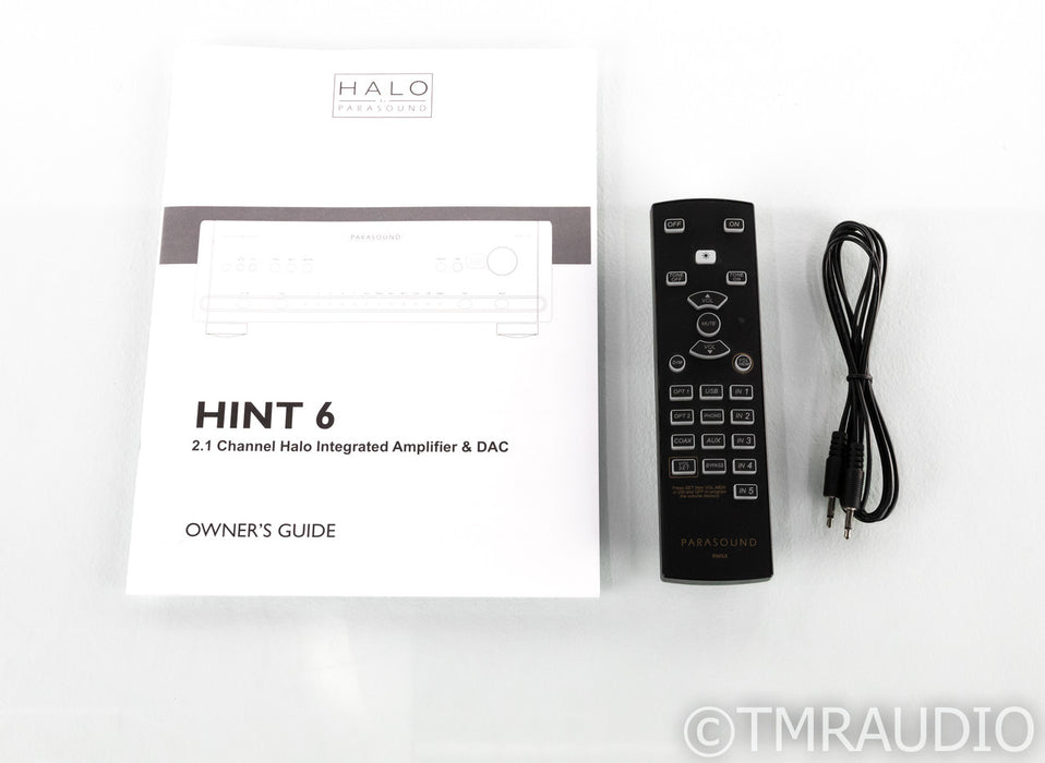 Parasound Halo HINT 6 2.1 Channel Integrated Amplifier; Remote;  MM / MC Phono