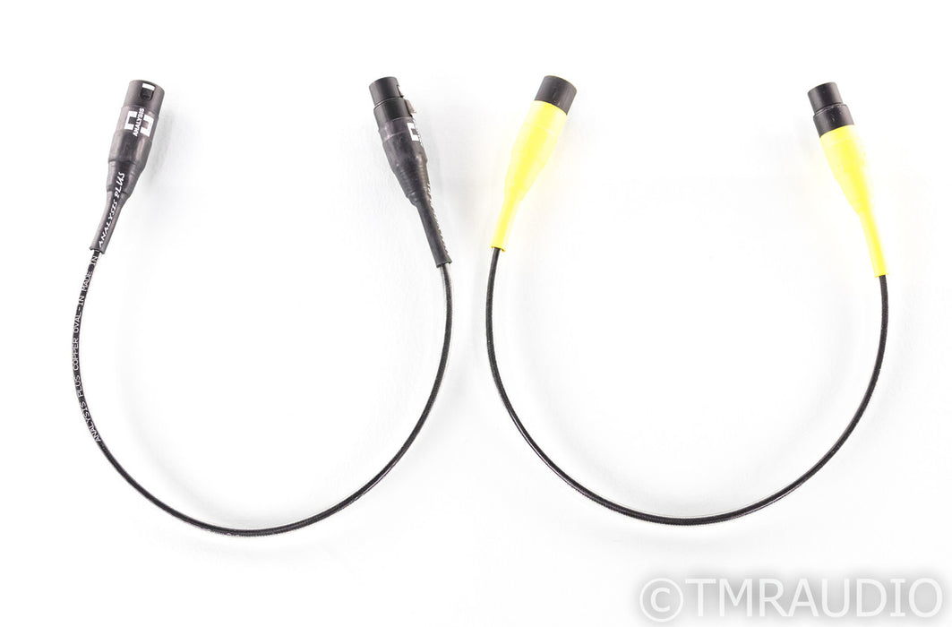 Analysis Plus Copper Oval-IN XLR Cables; .5m Pair Interconnects