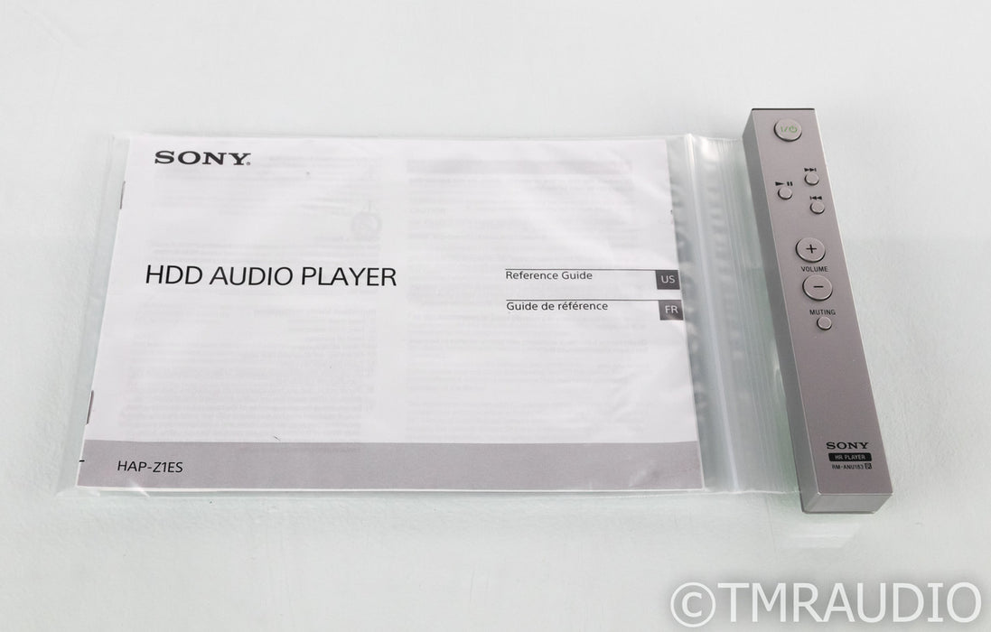 Sony HAP-Z1ES Music Server / Streamer; HAPZ1ES; Remote; 1TB HDD