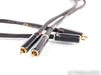 Wywires Gold Series RCA Cables; 4ft Pair Interconnects; Furutech Terminations