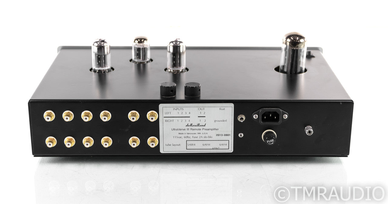 DeHavilland UltraVerve III Stereo Tube Preamplifier; Ultra Verve 3 (No Remote)