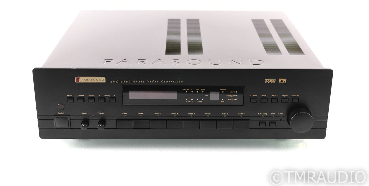 Parasound AVC-1800 5.1 Channel Home Theater Processor; AVC1800; Remote