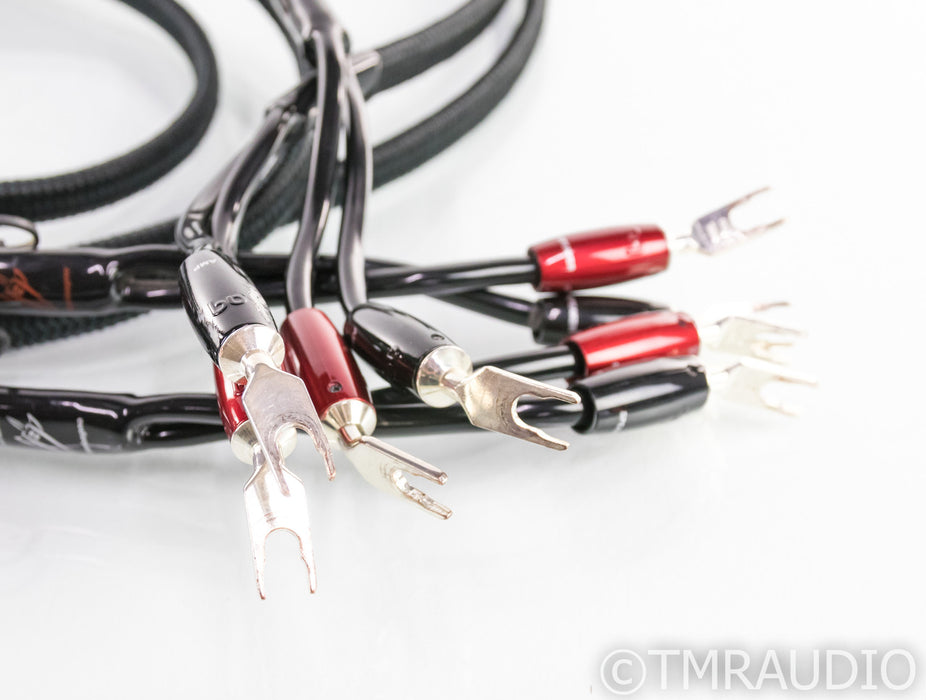 AudioQuest Rocket 88 Silver Plated Speaker Cables; 8ft Pair; 72v DBS