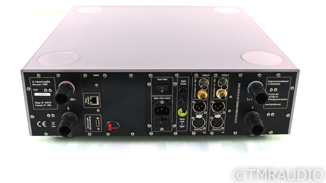CH Precision A1 Stereo Power Amplifier; Silver; A-1