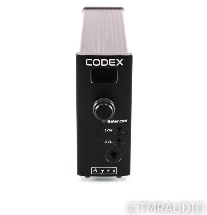Ayre Codex DAC / Headphone Amplifier; USB; D/A Converter