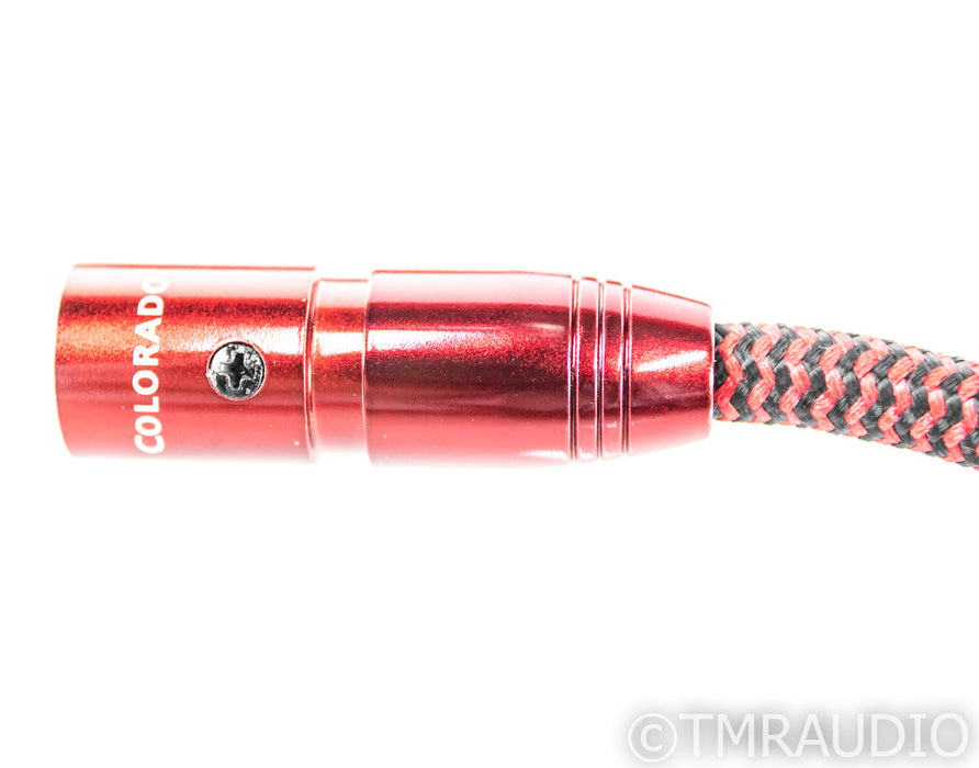 AudioQuest Colorado XLR Cables; .5m Pair Balanced Interconnects; 72v DBS