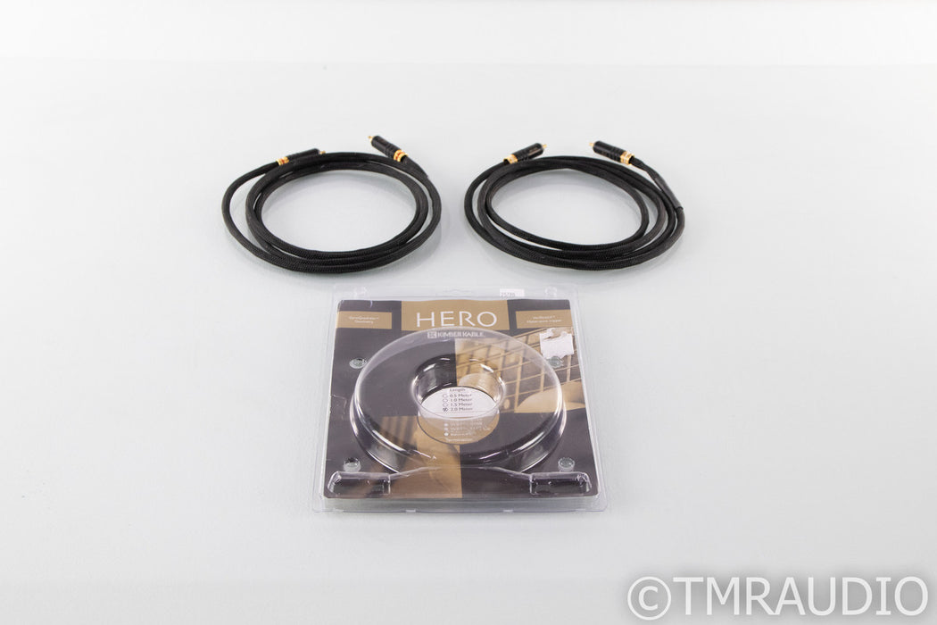 Kimber Kable Hero RCA Cables; 2m Pair Interconnects