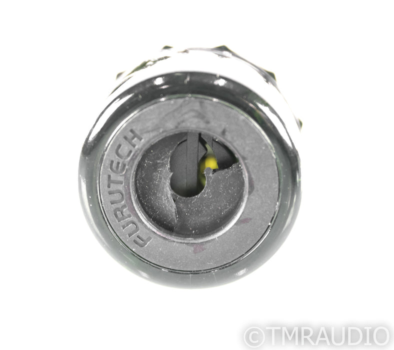 Furutech FI-28 (R) Rhodium Plated IEC AC Power Connector; FI28(R); C15; 15A