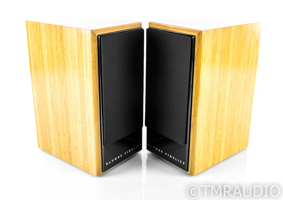 DeVore Fidelity Gibbon 3XL Bookshelf Speakers; Natural Bamboo Pair; 3-XL
