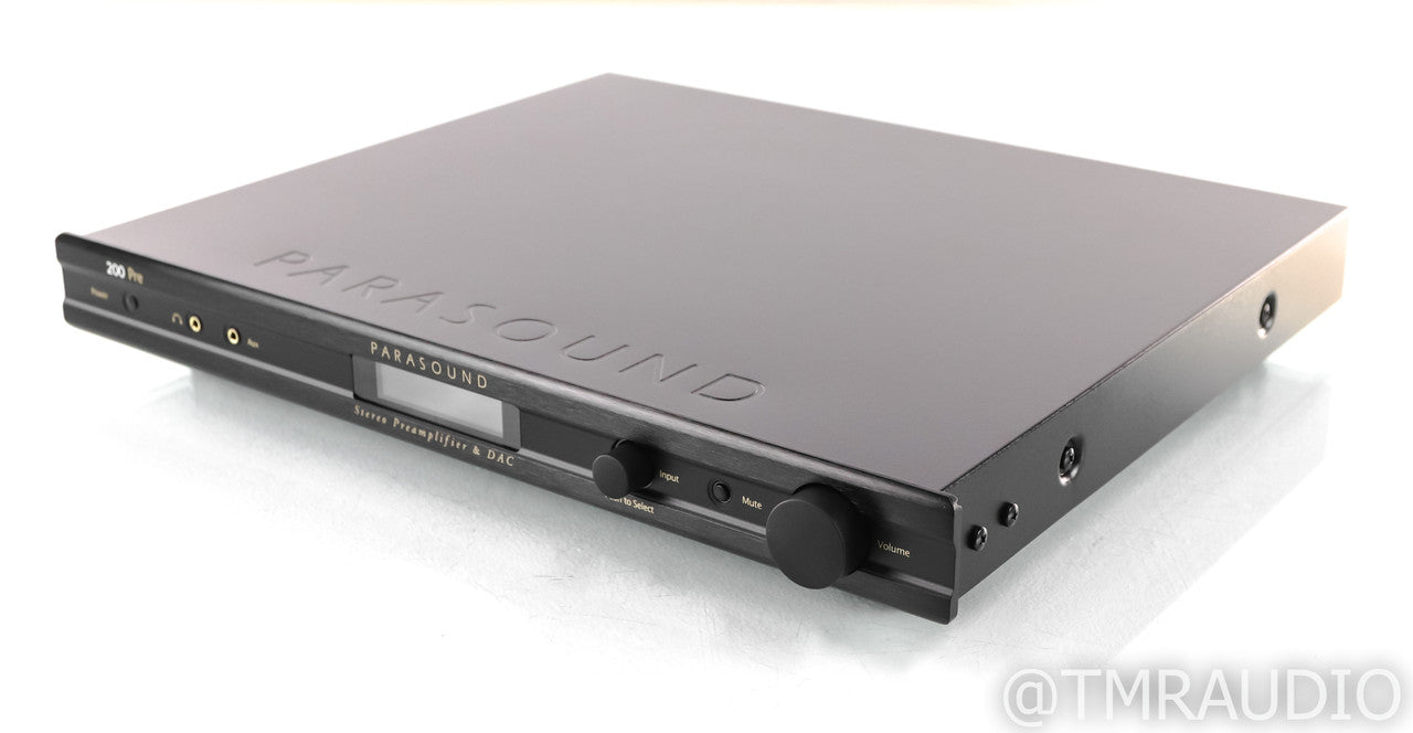 Parasound 200 Pre 2.1 Channel Preamplifier; MM / MC Phono; Remote