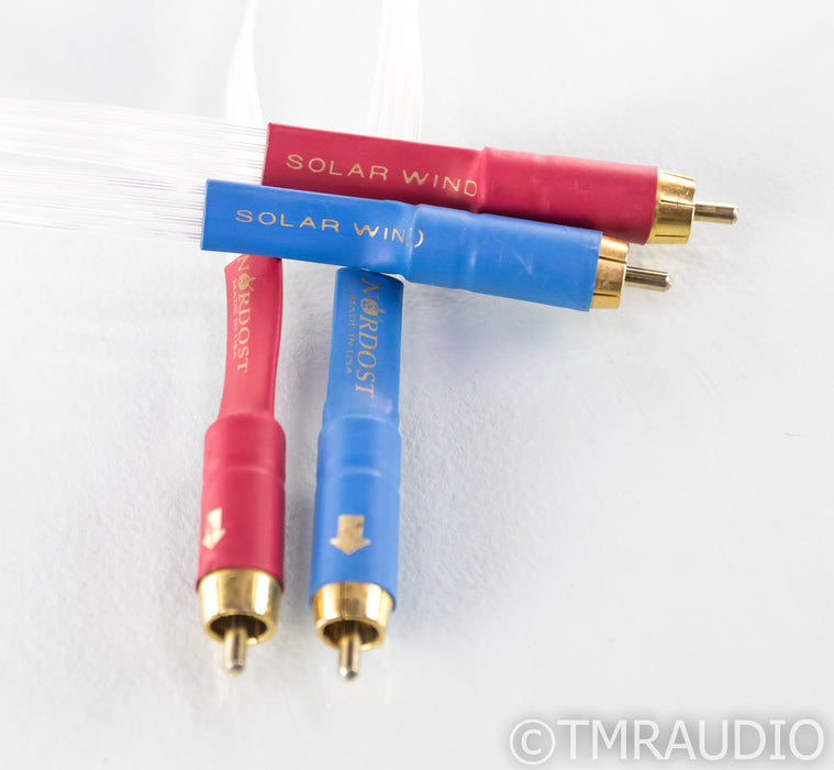 Nordost Solar Wind RCA Cables; 3ft Pair Interconnects