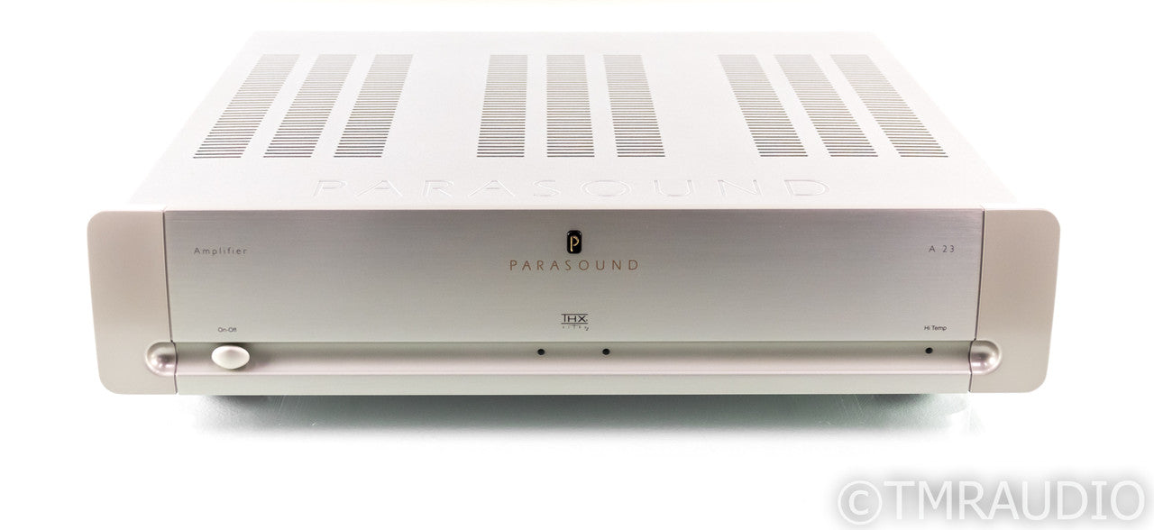 Parasound Halo A 23 Stereo Power Amplifier; A23; Silver