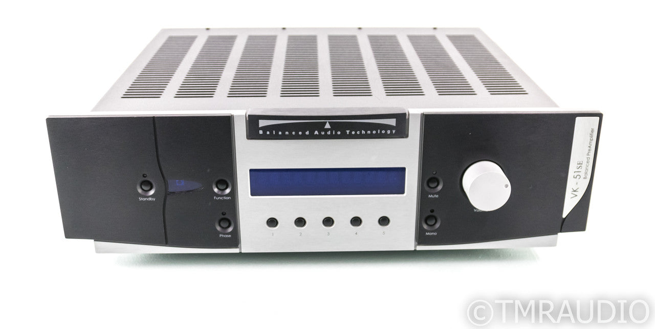 BAT VK-51SE Stereo Tube Preamplifier; Balanced Audio Technology VK51SE