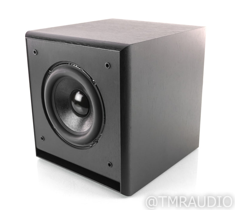KEF C4 8" Powered Subwoofer; Black Ash; C-4