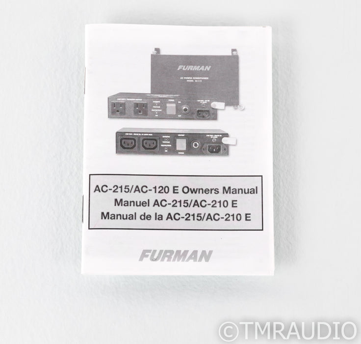 Furman AC-215 AC Power Line Conditioner; AC215