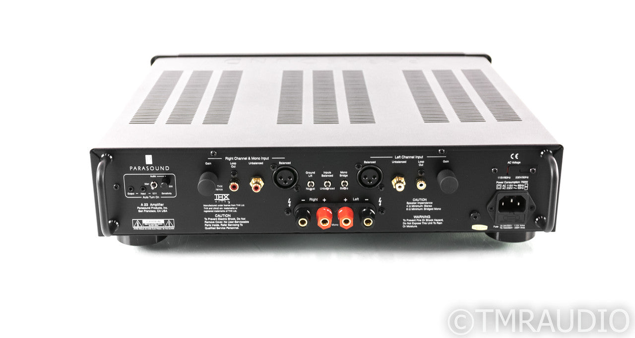 Parasound Halo A23 Stereo Power Amplifier; A 23