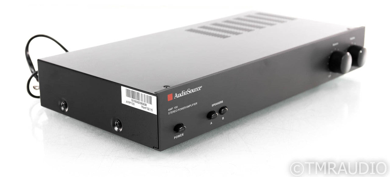 AudioSource AMP 100 Stereo Power Amplifier; Black