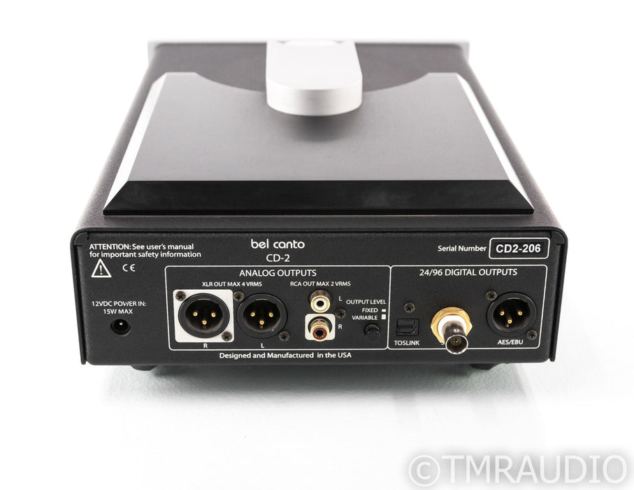 Bel Canto CD-2 CD Player / Transport; CD2; Remote
