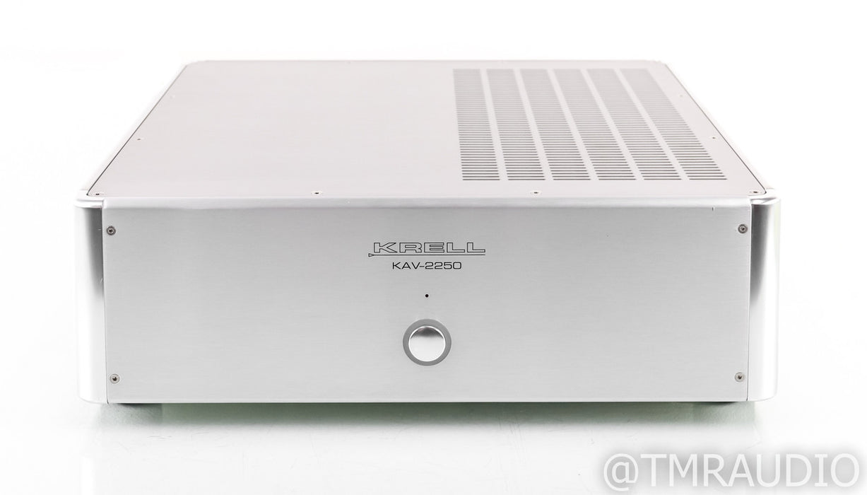 Krell KAV-2250 Stereo Power Amplifier; KAV2250; Silver