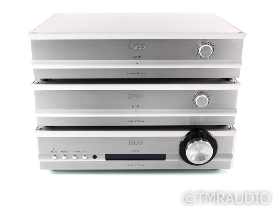 Pass Labs XP-30 Dual Mono Preamplifier; XP30 Pair; Upgraded Umbilical