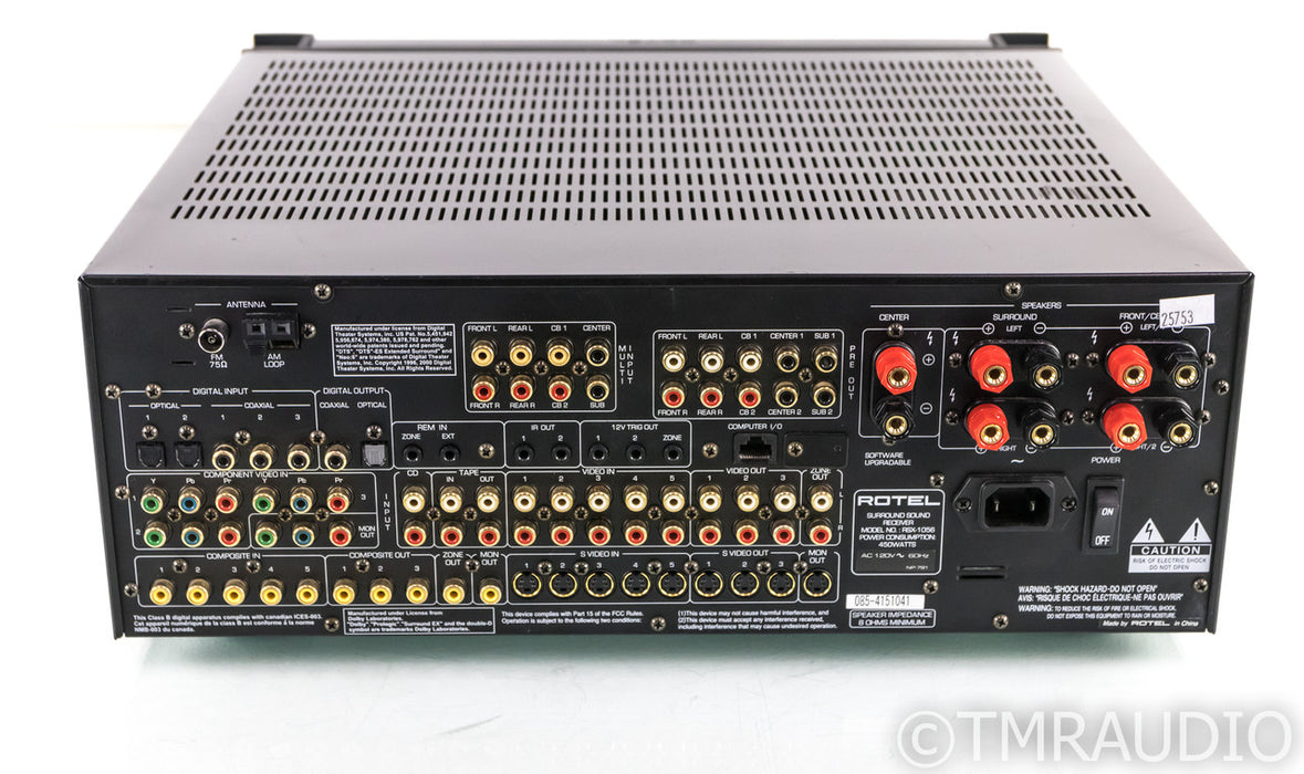 Rotel RSX-1056 5.1 Channel Home Theater Receiver; RSX1056