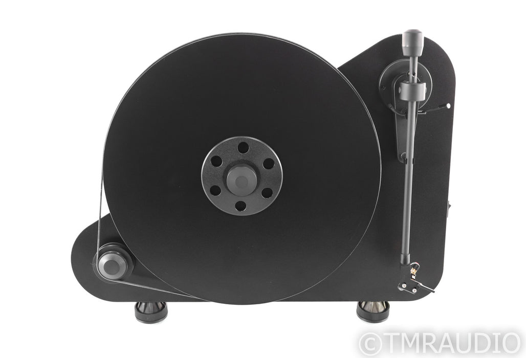 Pro-Ject VT-E R Vertical Belt Drive Turntable; VTE; Ortofon OM-5E MM Cartridge