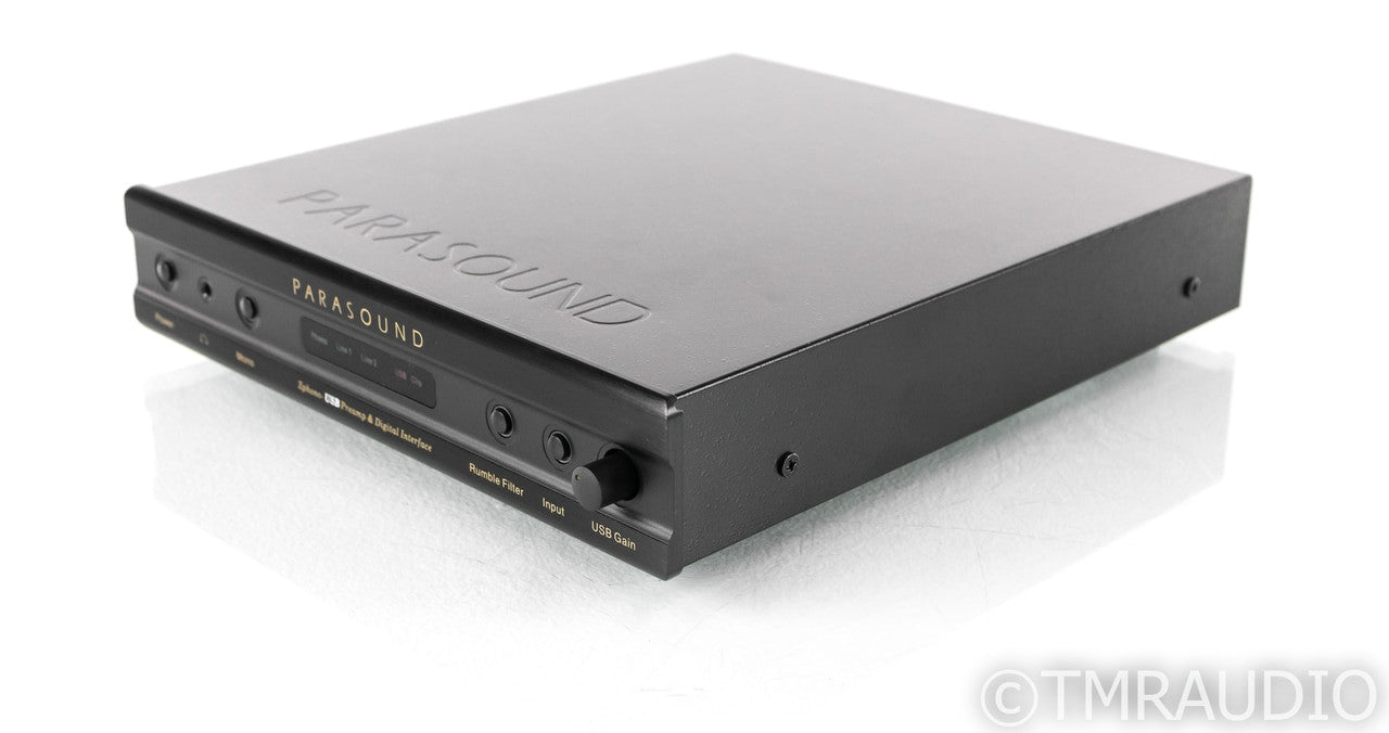 Parasound Zphono USB MM / MC Phono Preamplifier; A/D Converter; Z-Phono